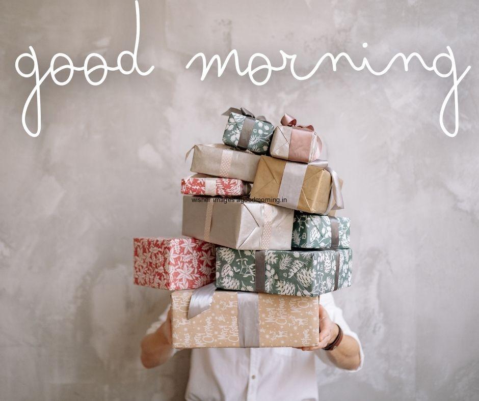 Dark-grey-colour-background-with-breautiful-many-colourful-boxes-good-morning-images-box 69+ Good Morning Images With Gift Boxes