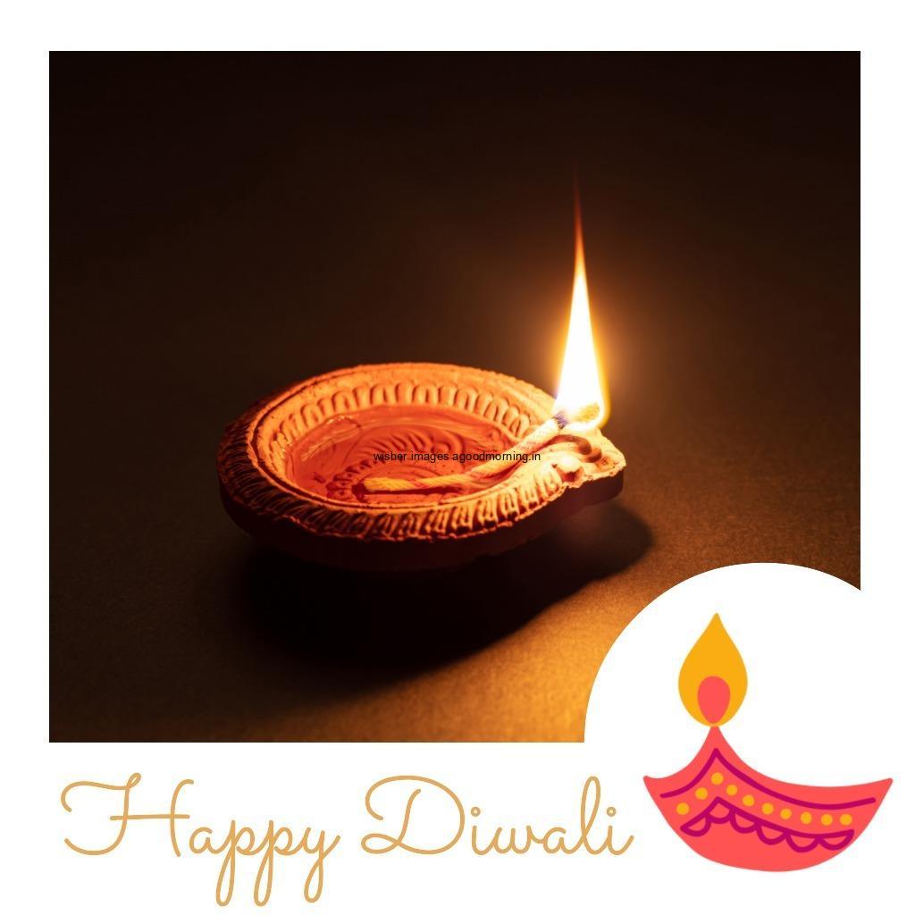 Diya placed in night with beautiful night effect background happy diwali placed white background happy diwali images