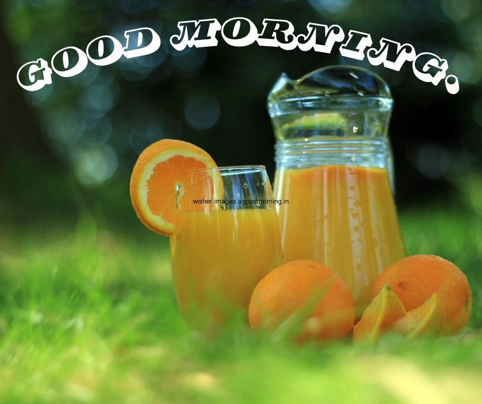 Good-Morning-food-images-orange-jucie-with-Green-and-dark-grey-background-with-good-morning-Food-image HD Good Morning Food Images Free download