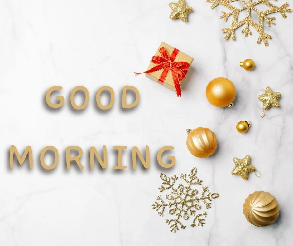 Grey colour background with breautiful ball with star good morning images box