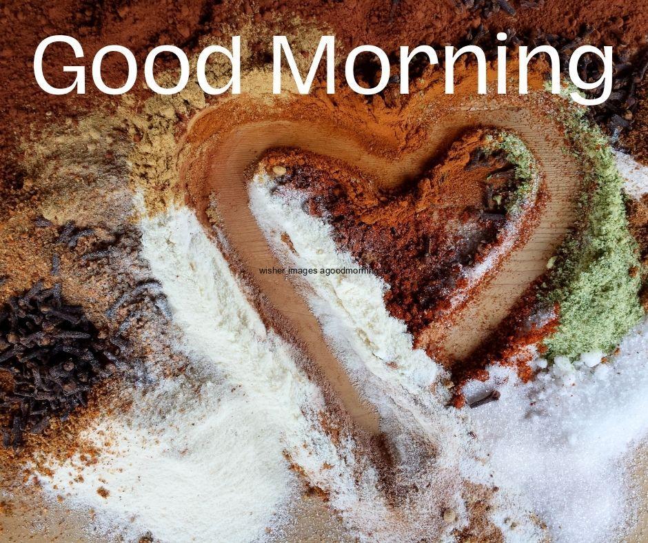 beach side create with heart with sea water good morning love image white text good morning image