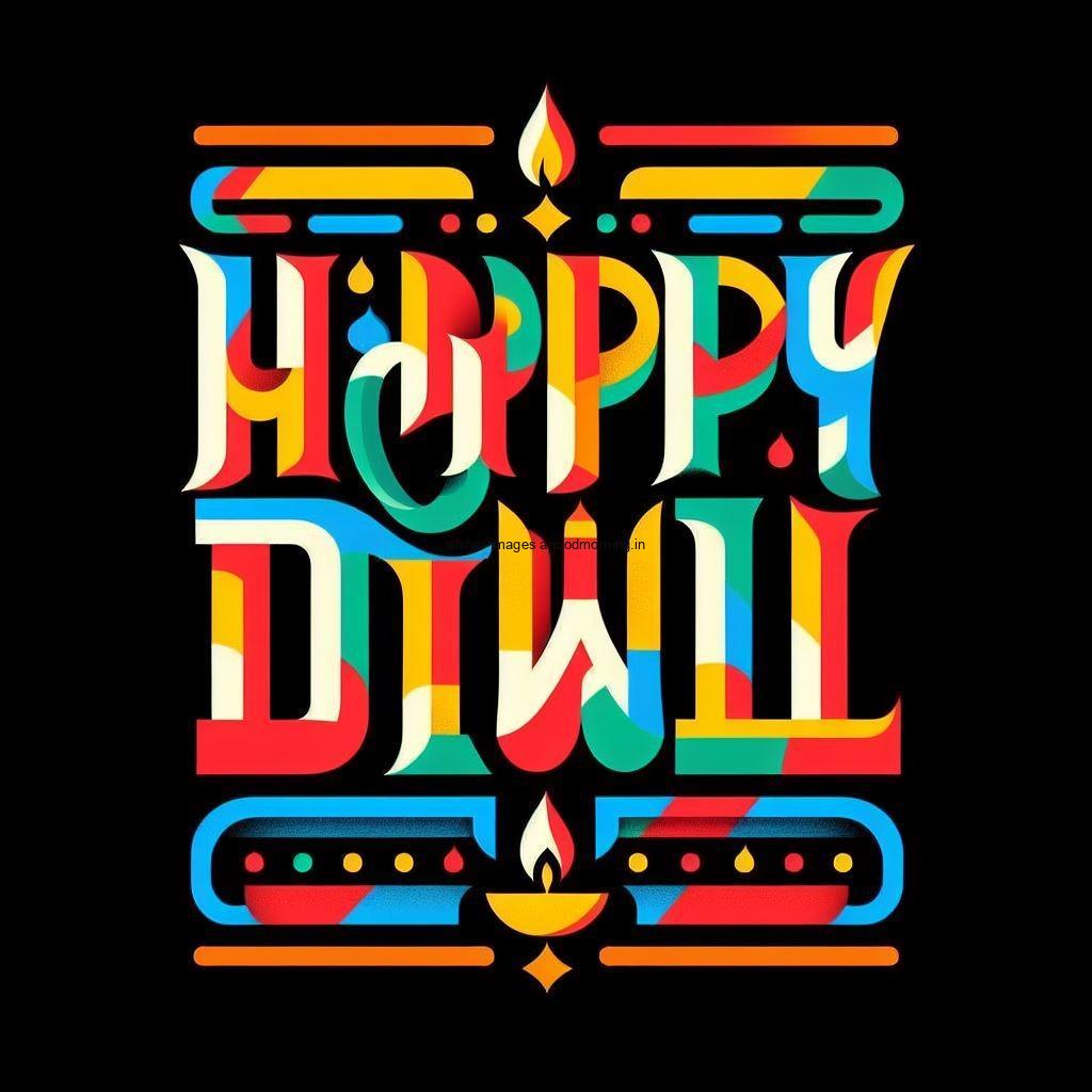 creative art with multiple colours happy diwali image with black background happy diwali images