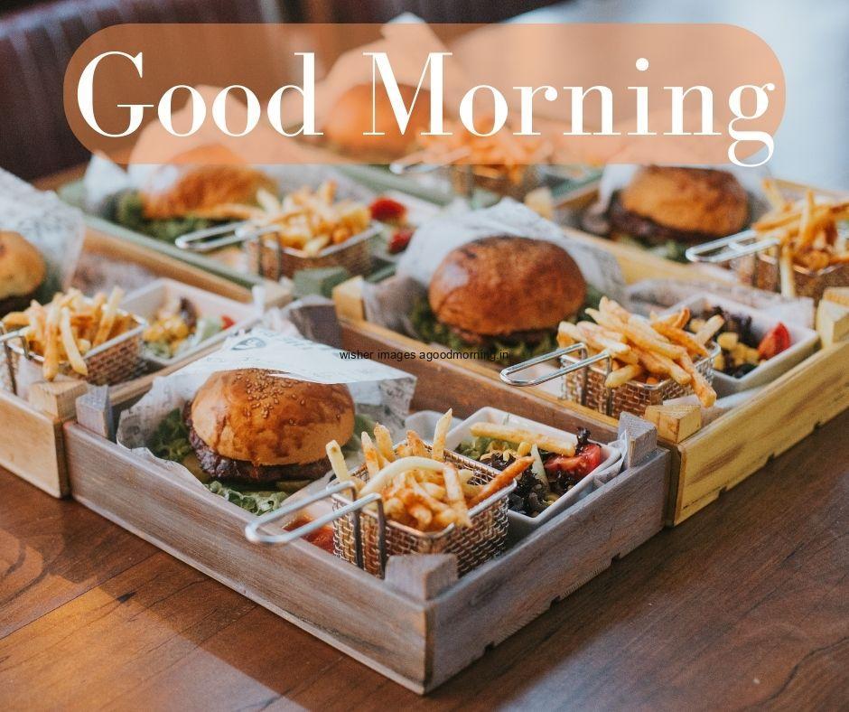 fast food combo plate good morning food quote is placed