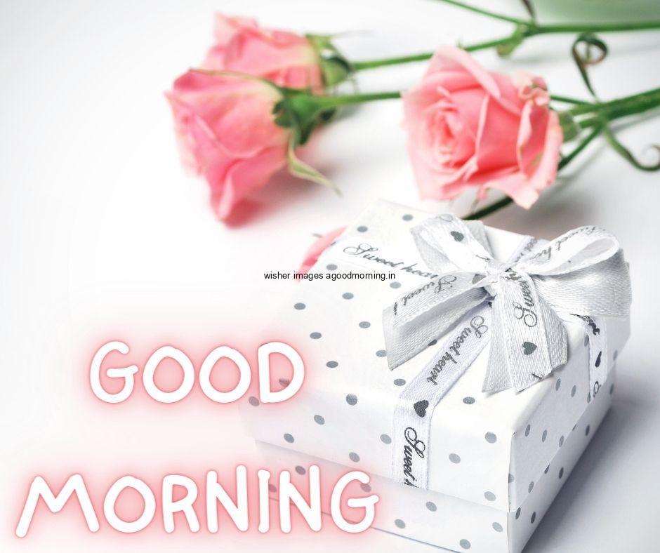 white-colour-background-with-breautiful-white-colour-gift-boxes-with-white-ribbon-good-morning-images-box 69+ Good Morning Images With Gift Boxes