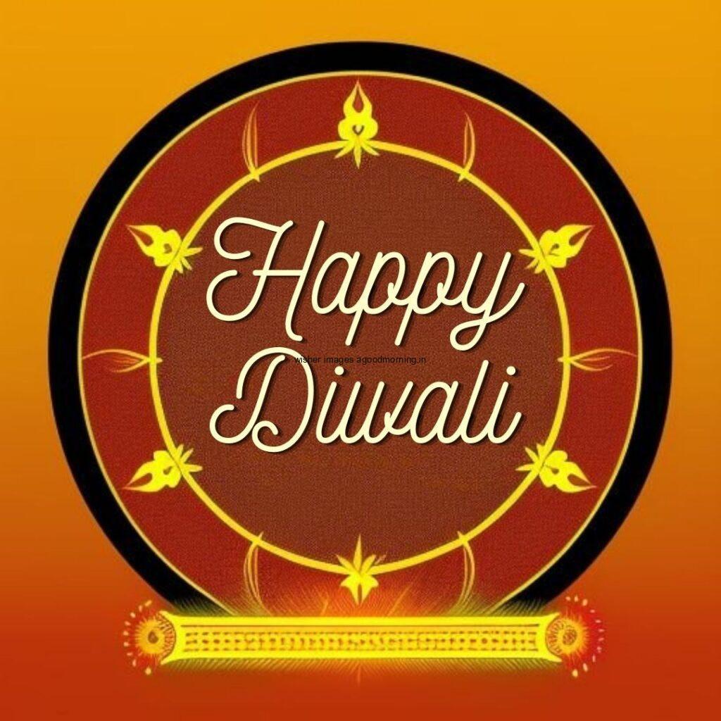 yellow and red colour placed in background rangloi placed in the middle happy diwali image