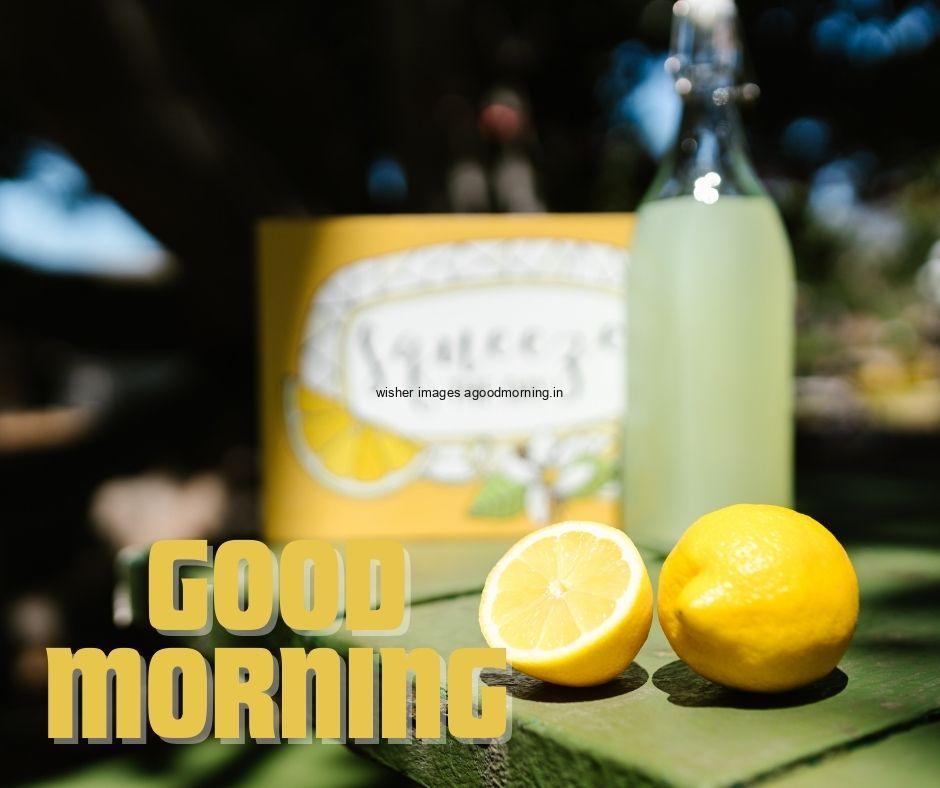 yellow-lemon-with-good-morning-text-with-yellow-good-morning-images HD Good Morning Images with juices Free