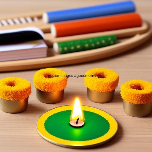 Big diya in the table beautiful background happy diwali image