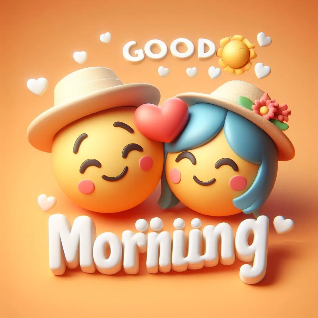 cute couple image with d soft art good morning love image ()