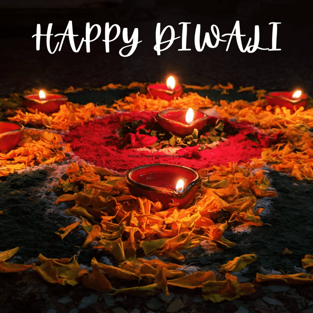 flowers-background-beautiful-diya-and-flowers-create-amzing-desgin-happy-diwali-text-1024x1024 54 HD Happy Diwali images 2024 free Download