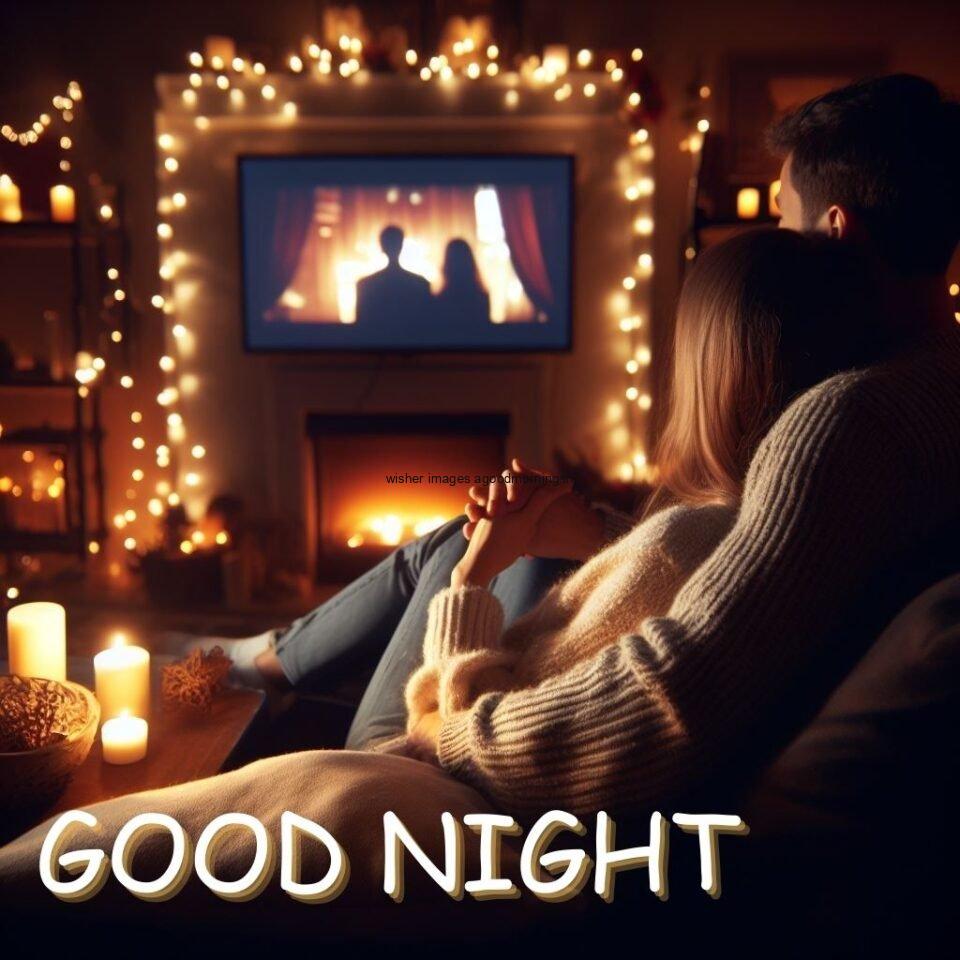 good-night-images-couple-seating-in-home-beautiful-view-and-sea-the-television-with-candle-rose-patel-good-night-image-love-960x960 50+ HD Good Night images love click and share