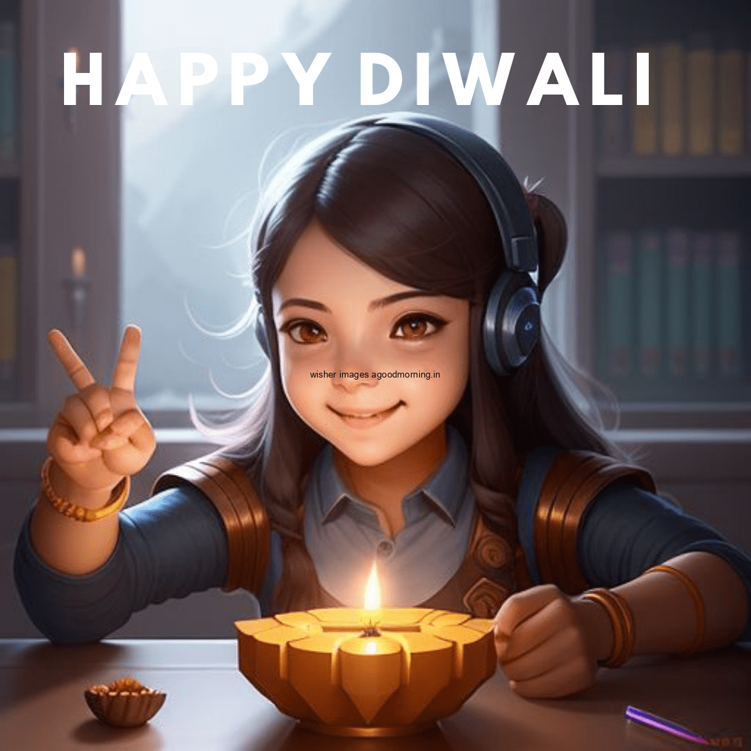 54 HD Happy Diwali images 2024 free Download 7 happy diwali image with cute girl celebrate the diwali hole fastivel beautiful diya in the middle on the table