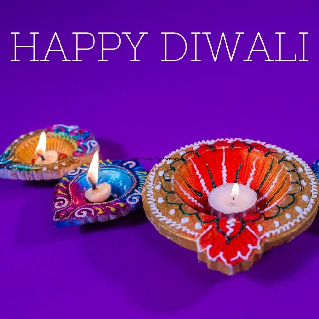 purple-background-with-colourful-diya-happy-diwali-1024x1024 HD Happy Diwali Images 2024 Download