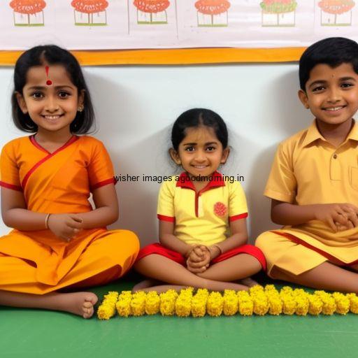 three friend seating together with brown background big diya happy diwali images