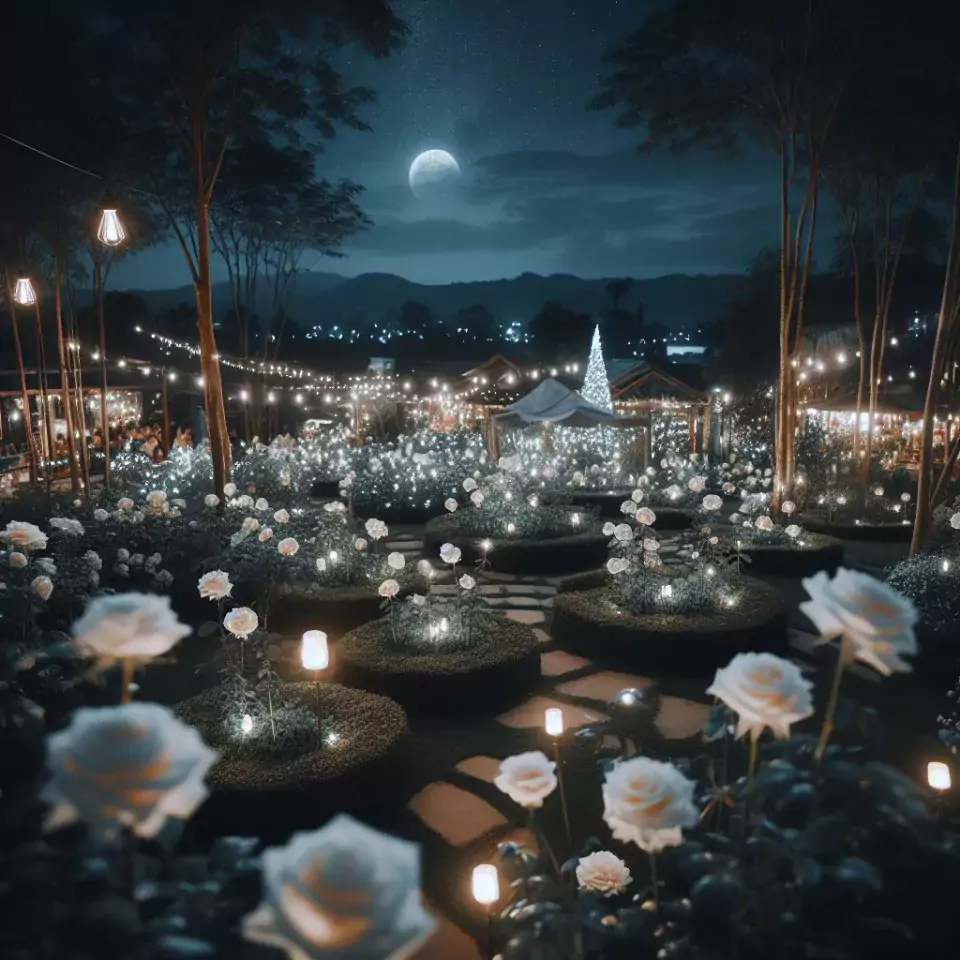 good night images rose and flowers with couple night vibes night vibes images ()