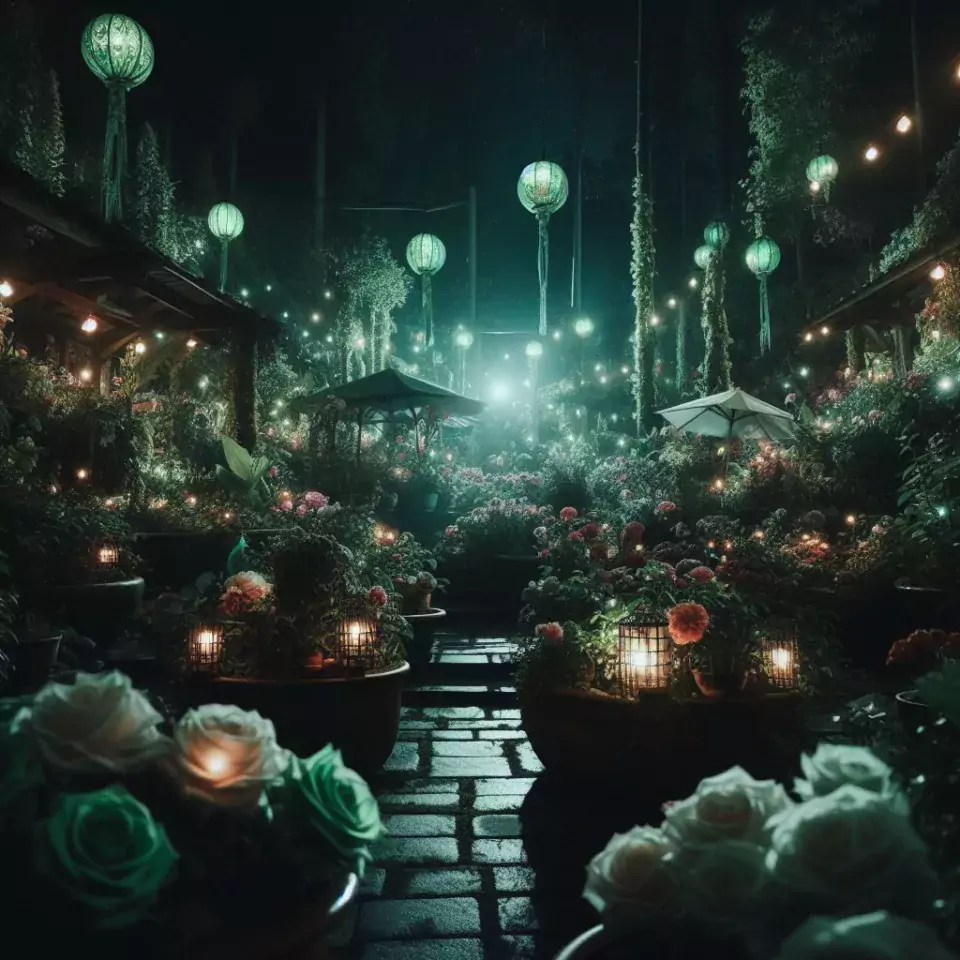 good night images rose and flowers with couple night vibes night vibes images ()