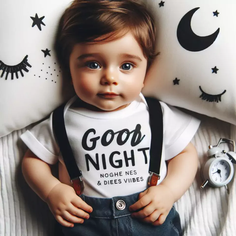 Good-night-images-quotes-with-white-dress-baby-girl-is-sminling-960x960 60+ Good Night Images Quotes Free Download