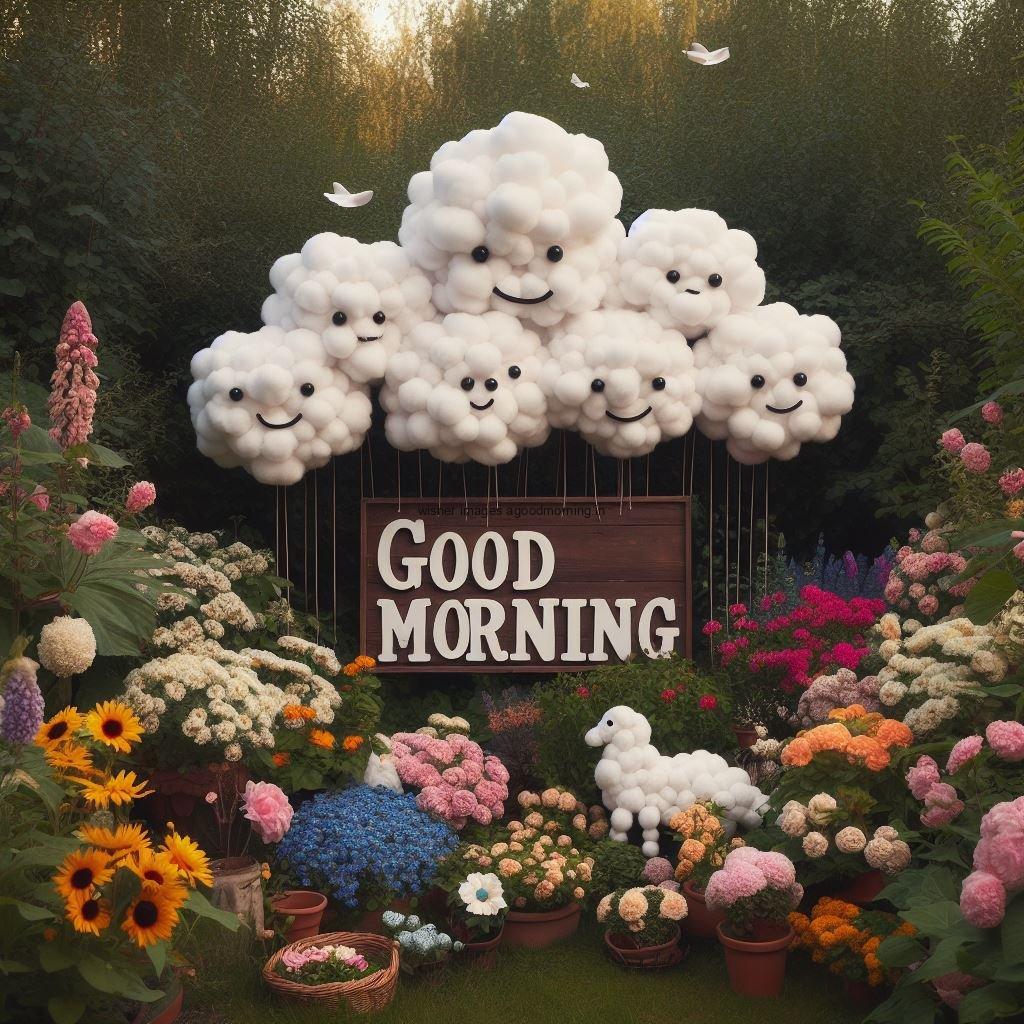 55+ HD Good Morning America Free Download 5 good morning america flowers with smiling clouds
