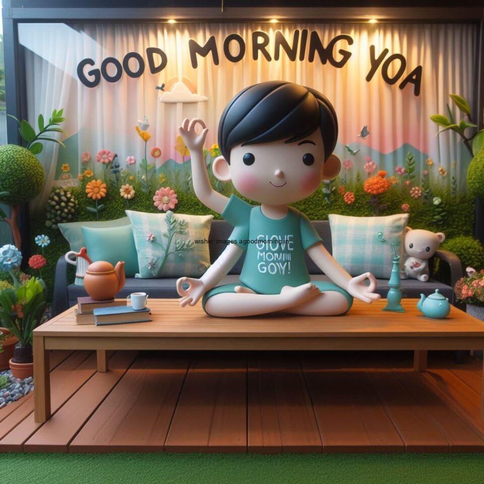 good morning image yoga images Green trees and plant sun good morning images boy yoga