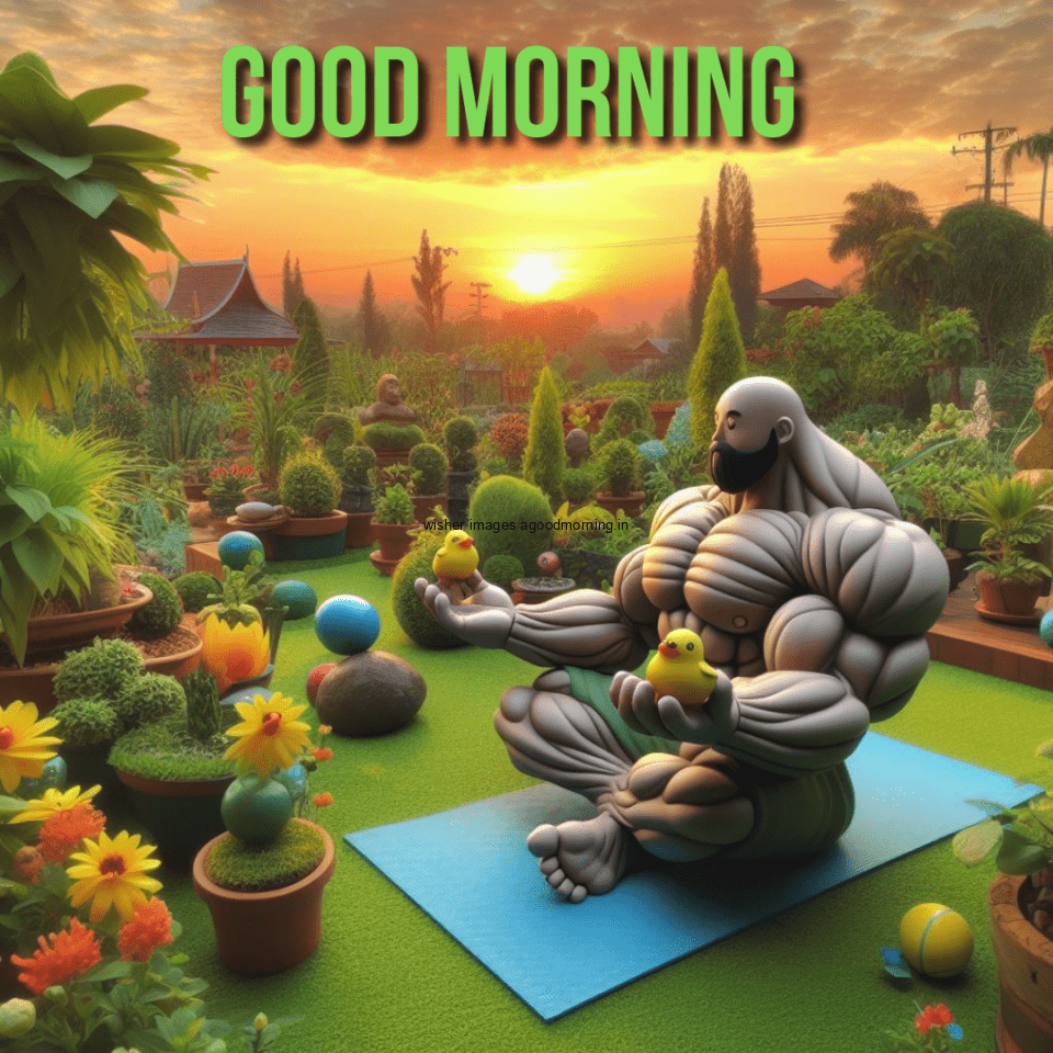 good morning image yoga images Green trees and plant sun good morning images girl doing yoga green land