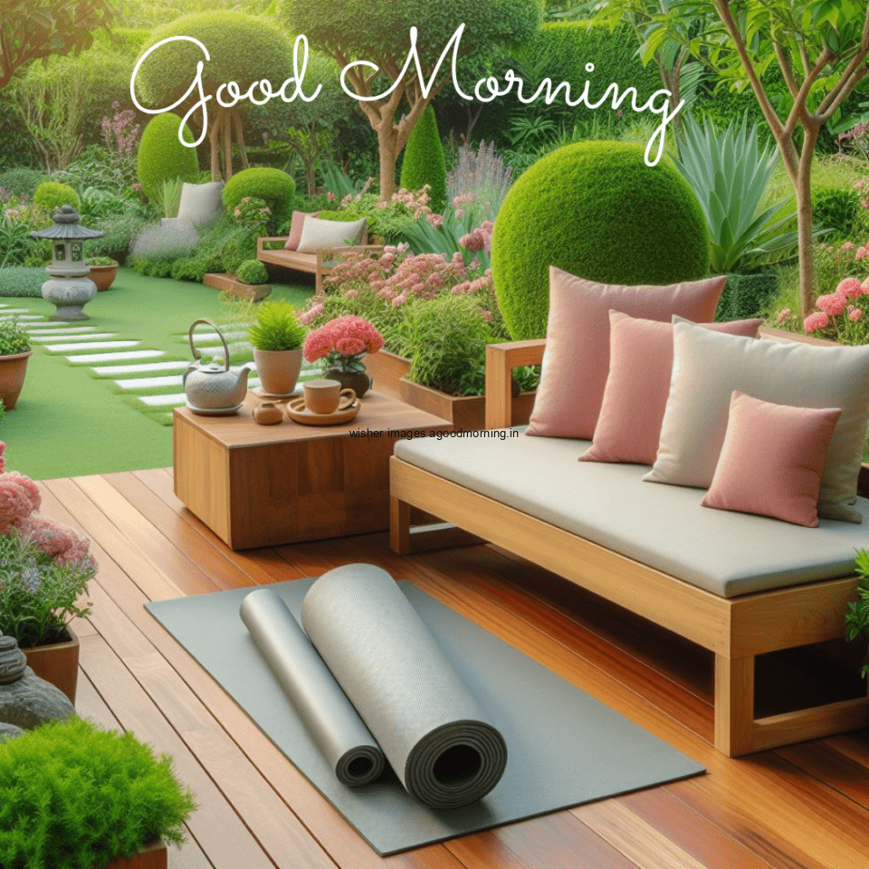 good morning image yoga images Green trees and plant sun good morning images girl doing yoga mountain yoga girl table