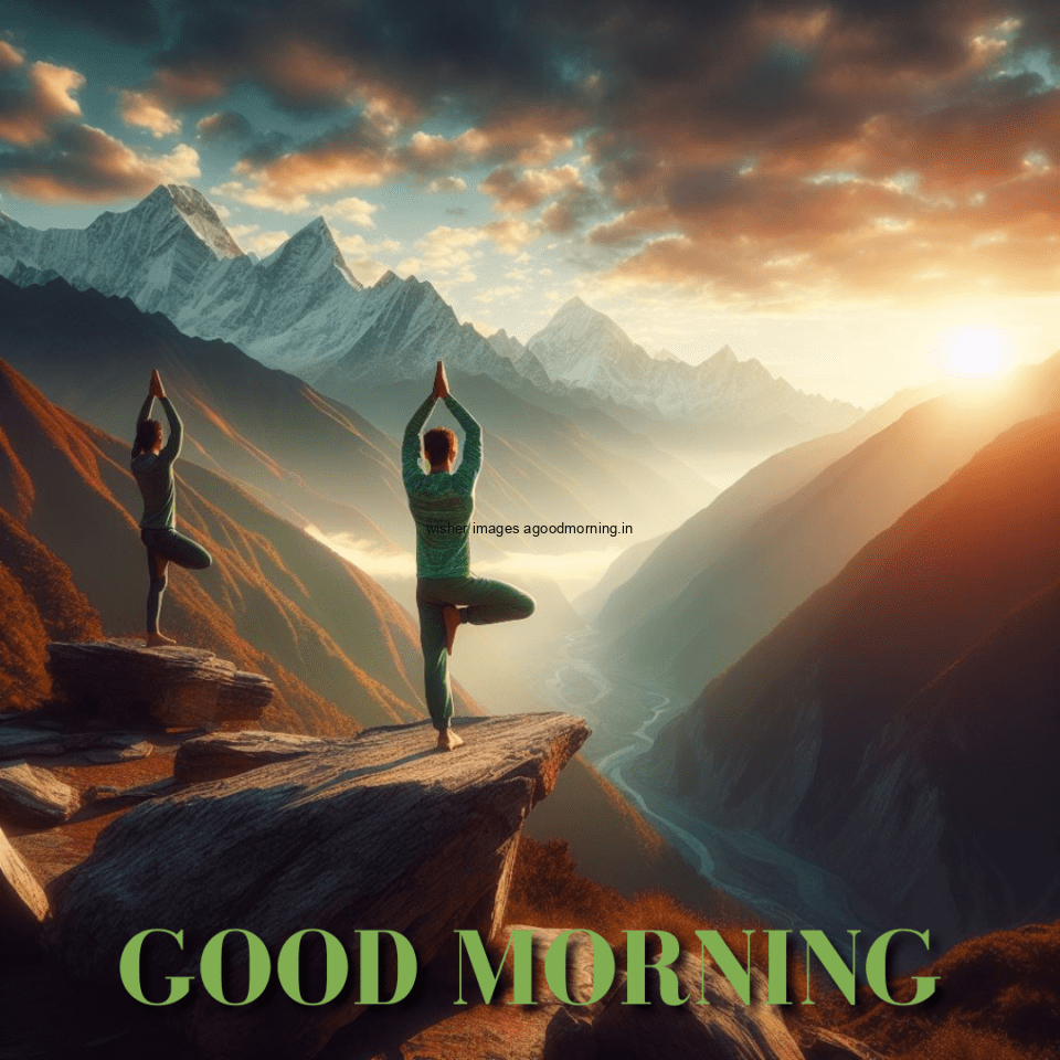 good morning image yoga images Green trees and plant sun good morning images girl doing yoga mountain yoga girls