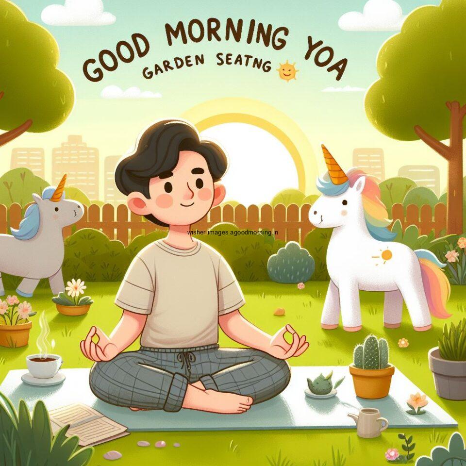 good morning image yoga images Green trees and plant sun good morning images sunlight boy yoga