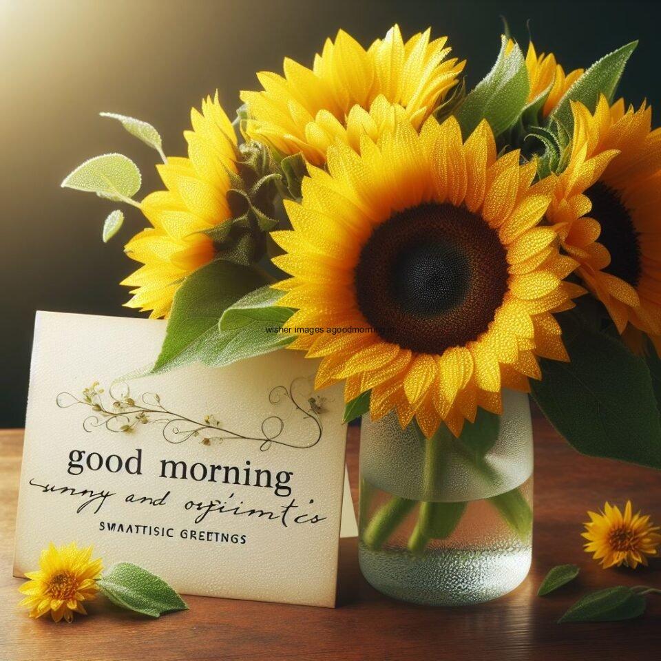 good-morning-images-with-flower-beautiful-flowers-with-amazing-abckground-big-sunflowers-with-green-leaf-960x960 50+ HD Good Morning images flowers free Download