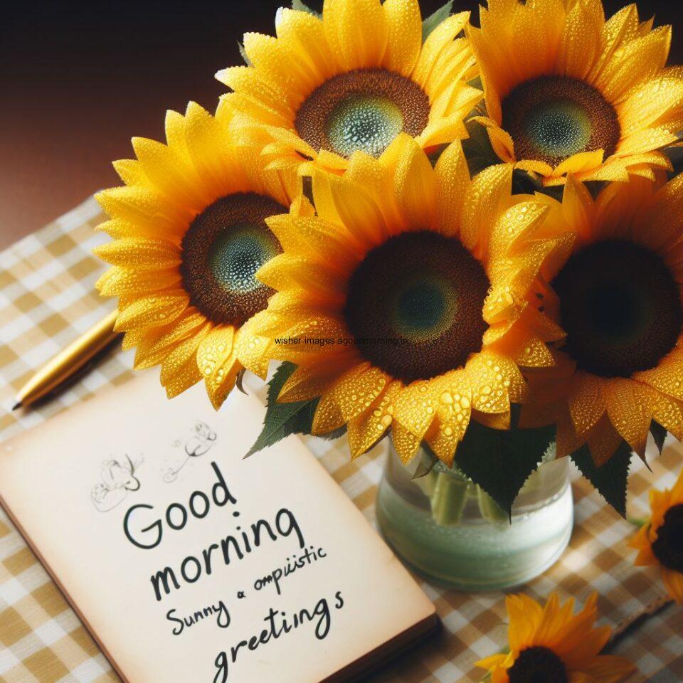 good-morning-images-with-flower-beautiful-flowers-with-amazing-abckground-many-sunflowers-960x960 50+ HD Good Morning images flowers free Download