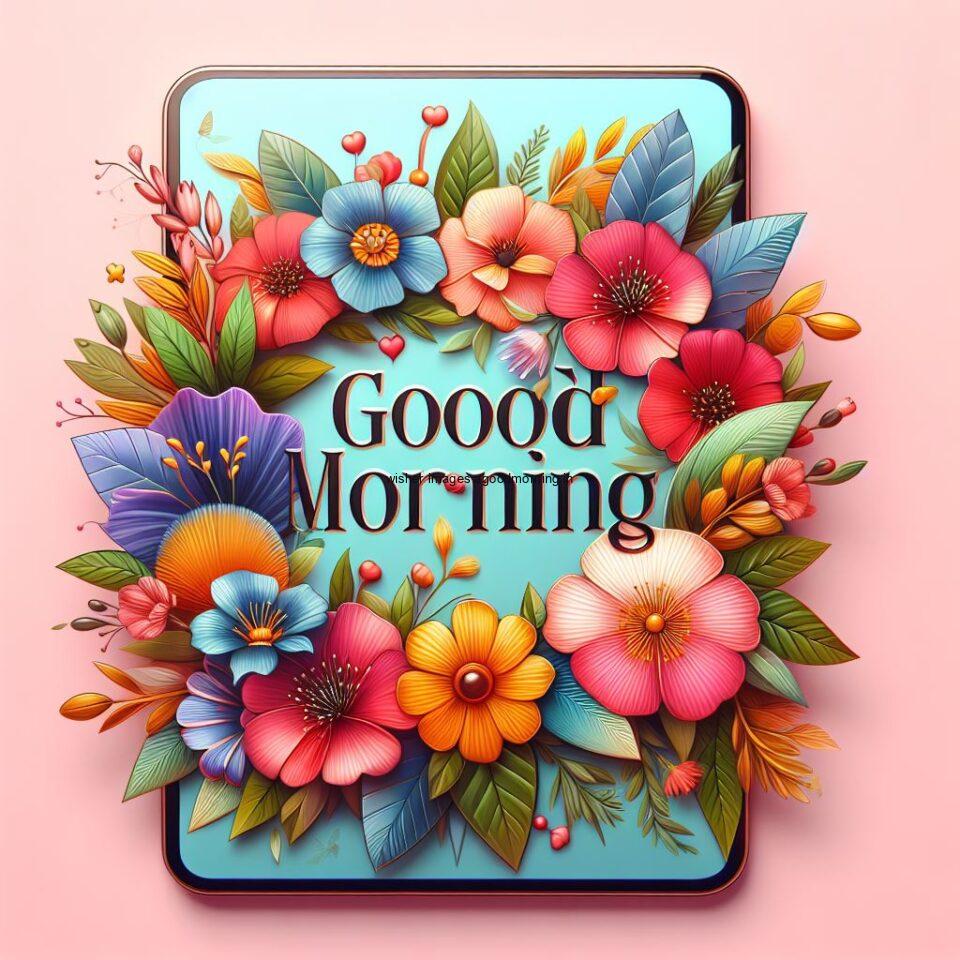 good morning images with flower beautiful flowers with amazing background mobile pink background