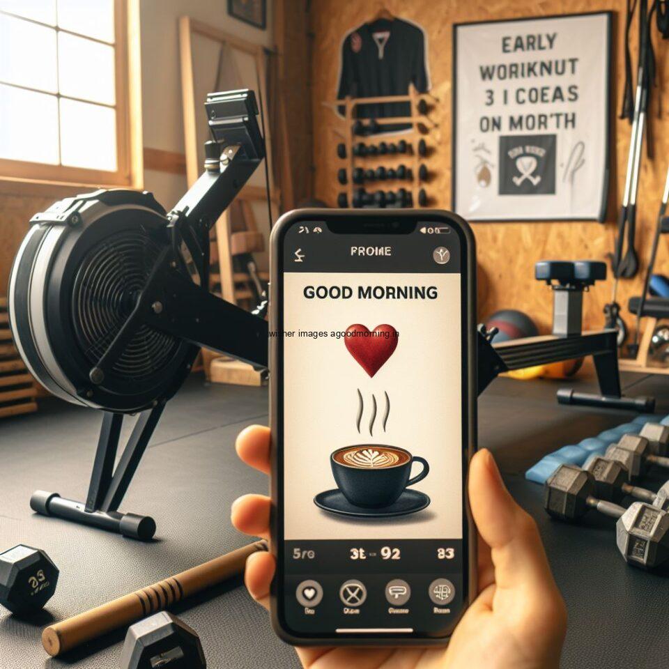 good-morning-images-with-gym-images-water-bottles-and-gym-equiements-boy-working-with-equirement-coffee-cup-with-heart-mobiel-960x960 50+ HD good Morning images gym Free download & share