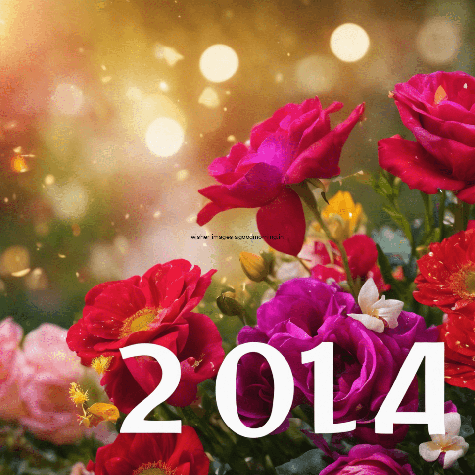 happy new year images with flower star couple beautiful love images ()