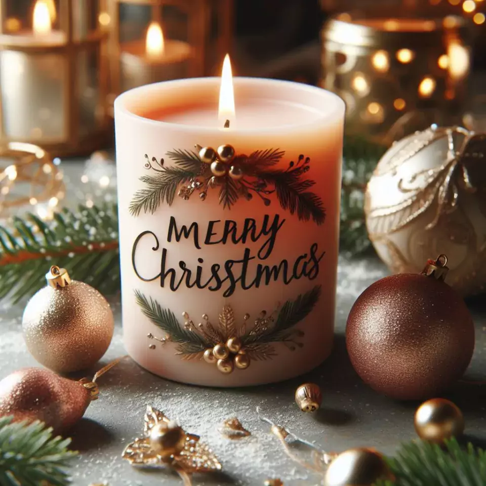 joyful christmas celebration photos merry christmas greetings with Santa Claus Merry christmas images candle wax