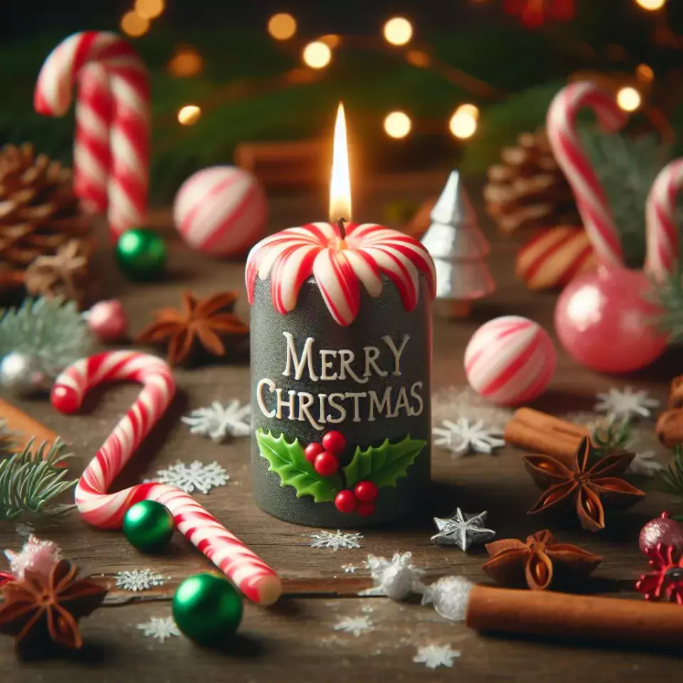 joyful christmas celebration photos merry christmas greetings with Santa Claus Merry christmas images green candle