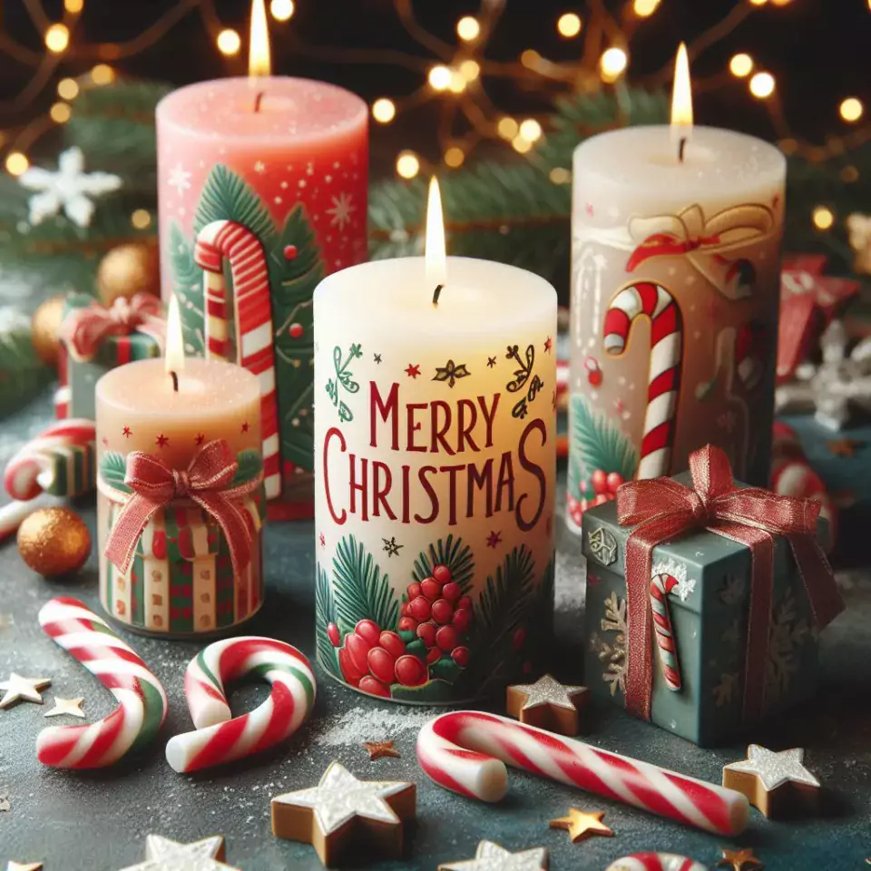 joyful christmas celebration photos merry christmas greetings with Santa Claus Merry christmas images many candle