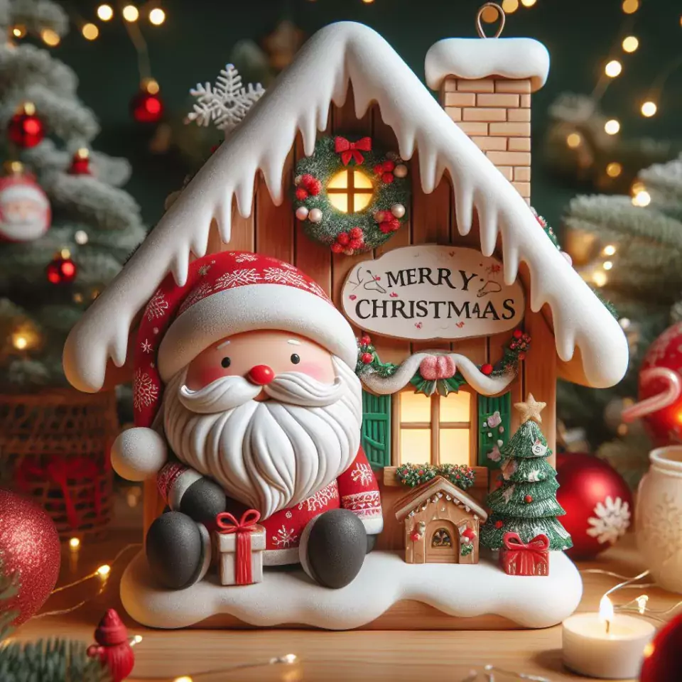 joyful christmas celebration photos merry christmas greetings with Santa Claus Merry christmas images santa seating