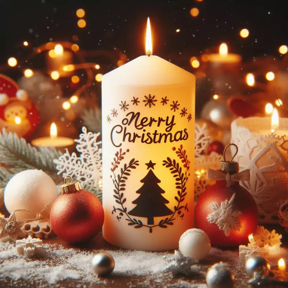 joyful christmas celebration photos merry christmas greetings with Santa Claus Merry christmas images tree on candle