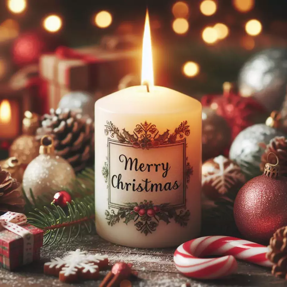 joyful christmas celebration photos merry christmas greetings with Santa Claus Merry christmas images white light candle