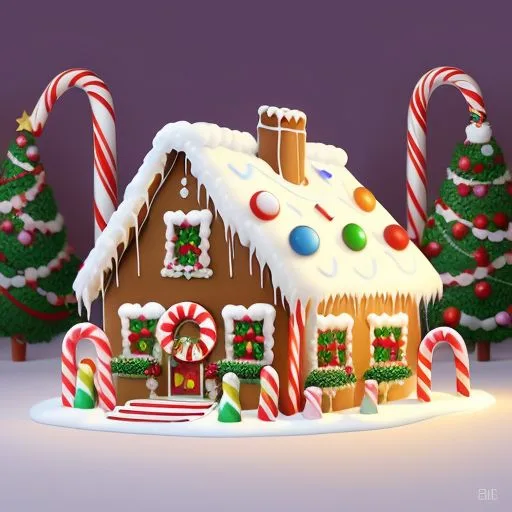 merry christmas images with snow housewith trees and night life ()