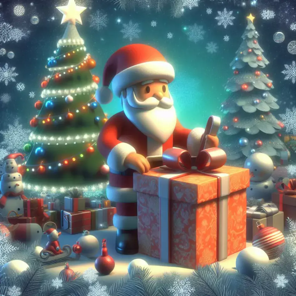 merry-christmas-wishes-with-decor-santa-candle-and-candy-merry-christmas-images-2-960x960 90+ Merry Christmas images Free Download