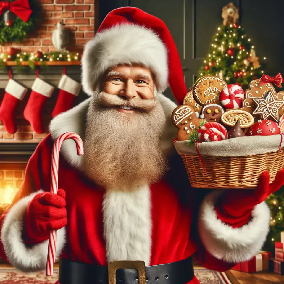 merry-christmas-wishes-with-decor-santa-candle-and-candy-merry-christmas-images-20-960x960 90+ Merry Christmas images Free Download