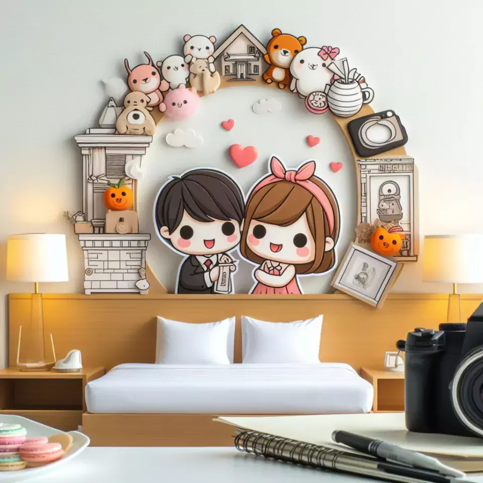 cute couple stickers with white background and kissing & hug HD printable stickers images ()