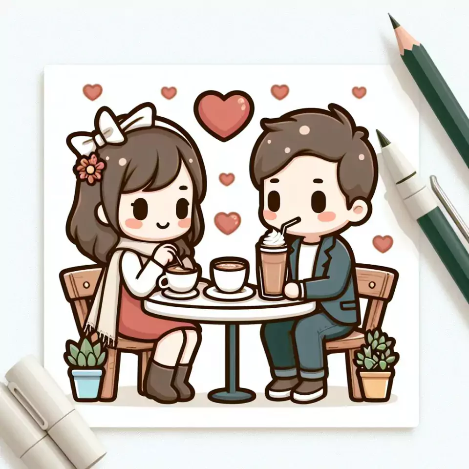 cute couple stickers with white background and kissing & hug HD printable stickers images ()