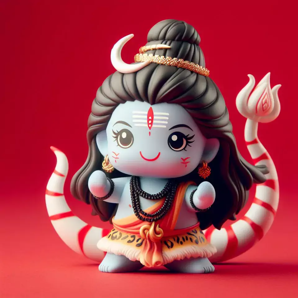 cute lord shiva isolated on white orange green red blue colourful studio background Maha Shivratri () cute shiva images