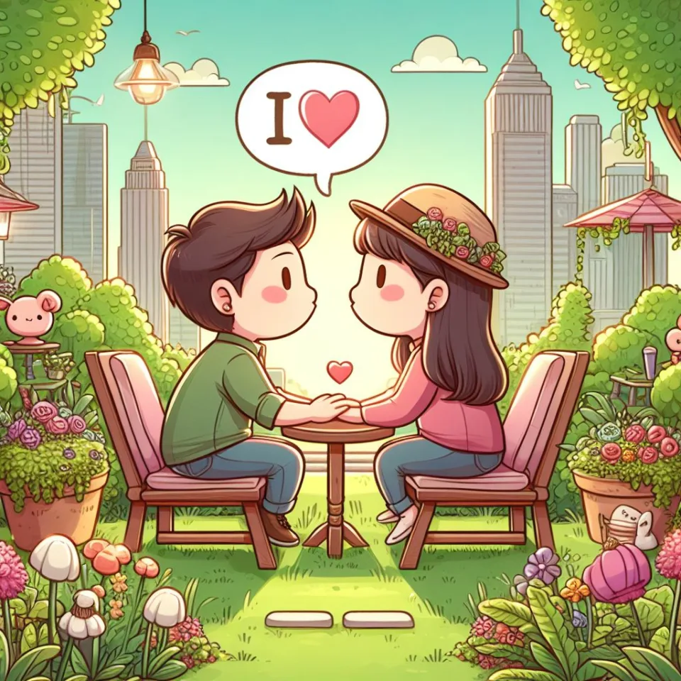 i love you images with beautiful background couple love lovly couple garden ()