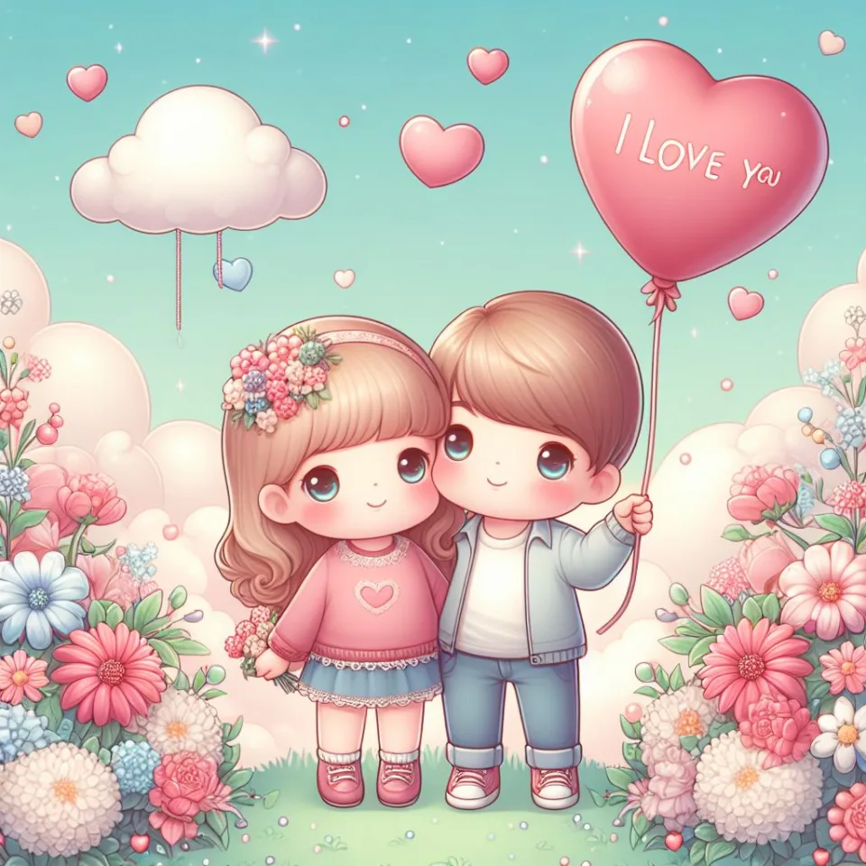 i love you images with beautiful background couple love lovly couple garden ()