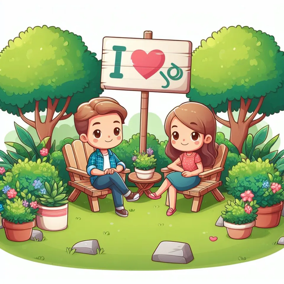 i love you images with beautiful background couple love lovly couple garden ()