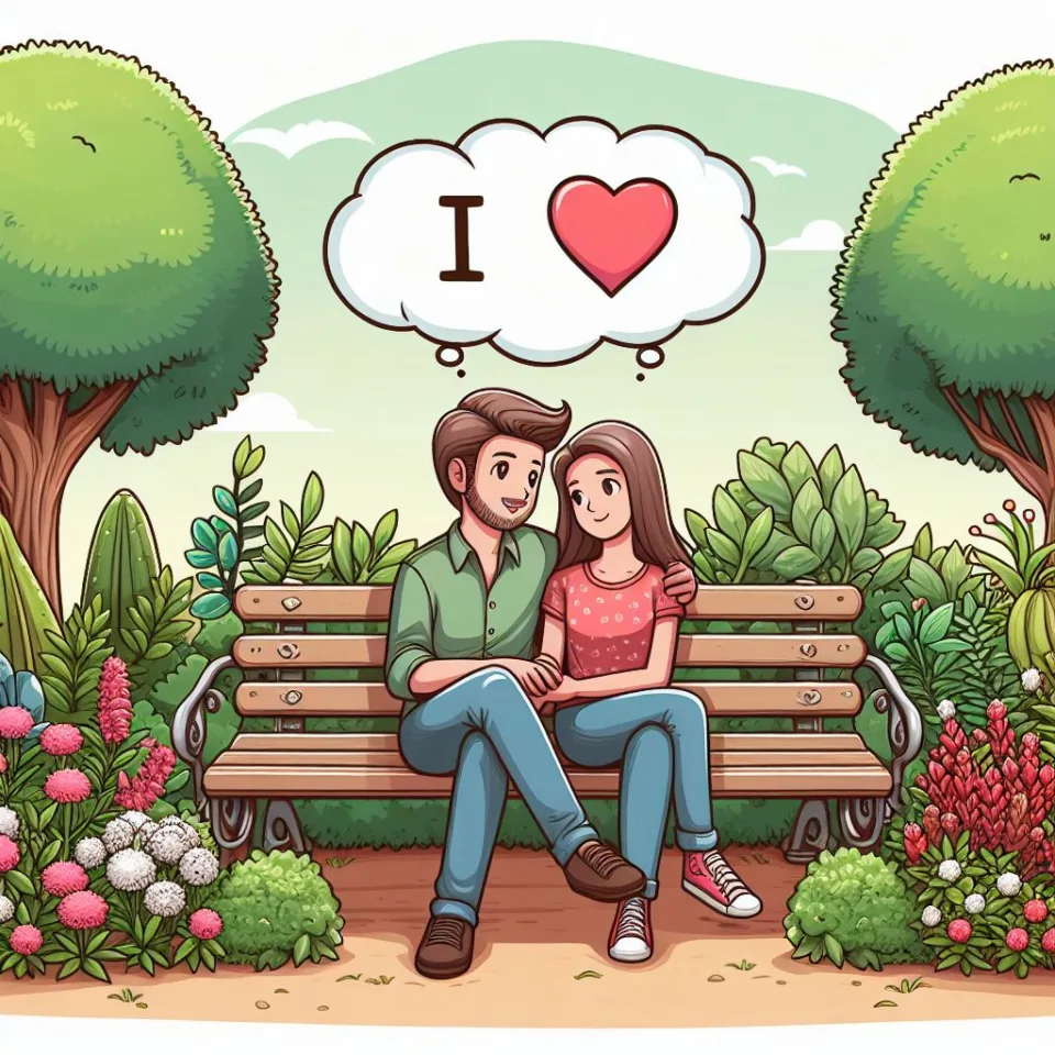 i love you images with beautiful background couple love lovly couple garden ()