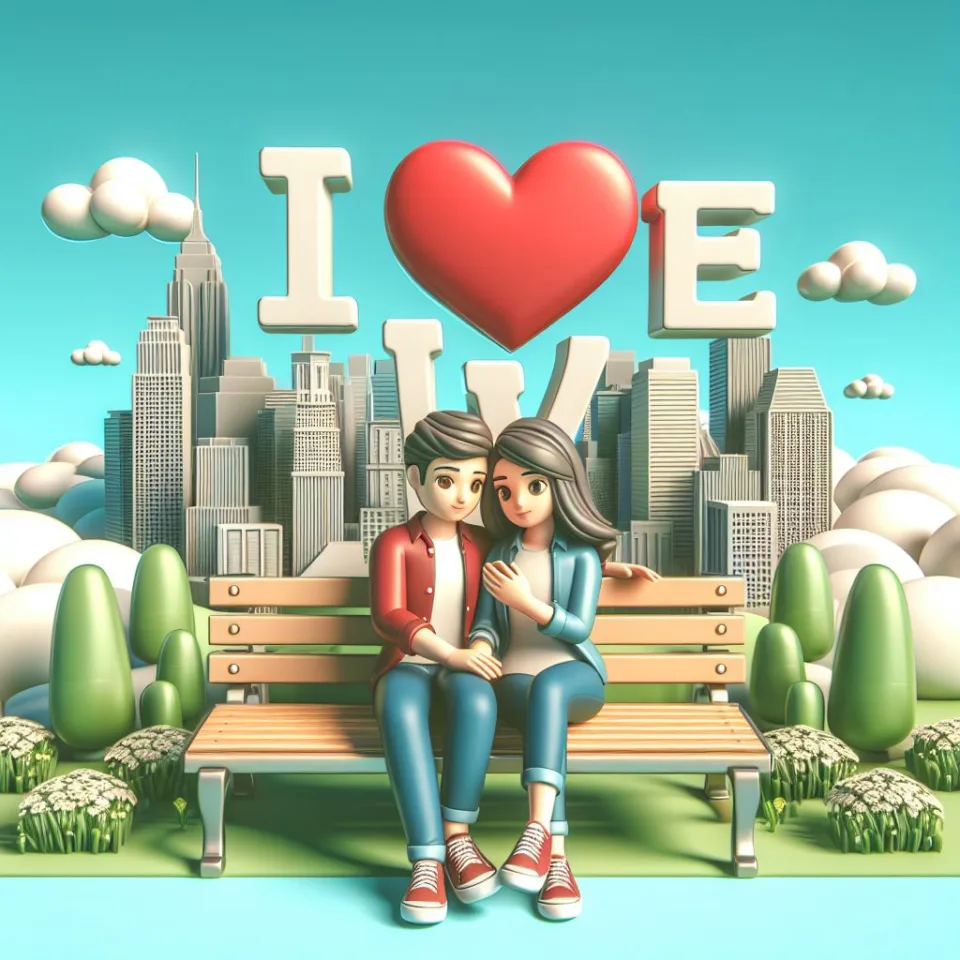 i love you images with beautiful background couple love lovly couple garden ()