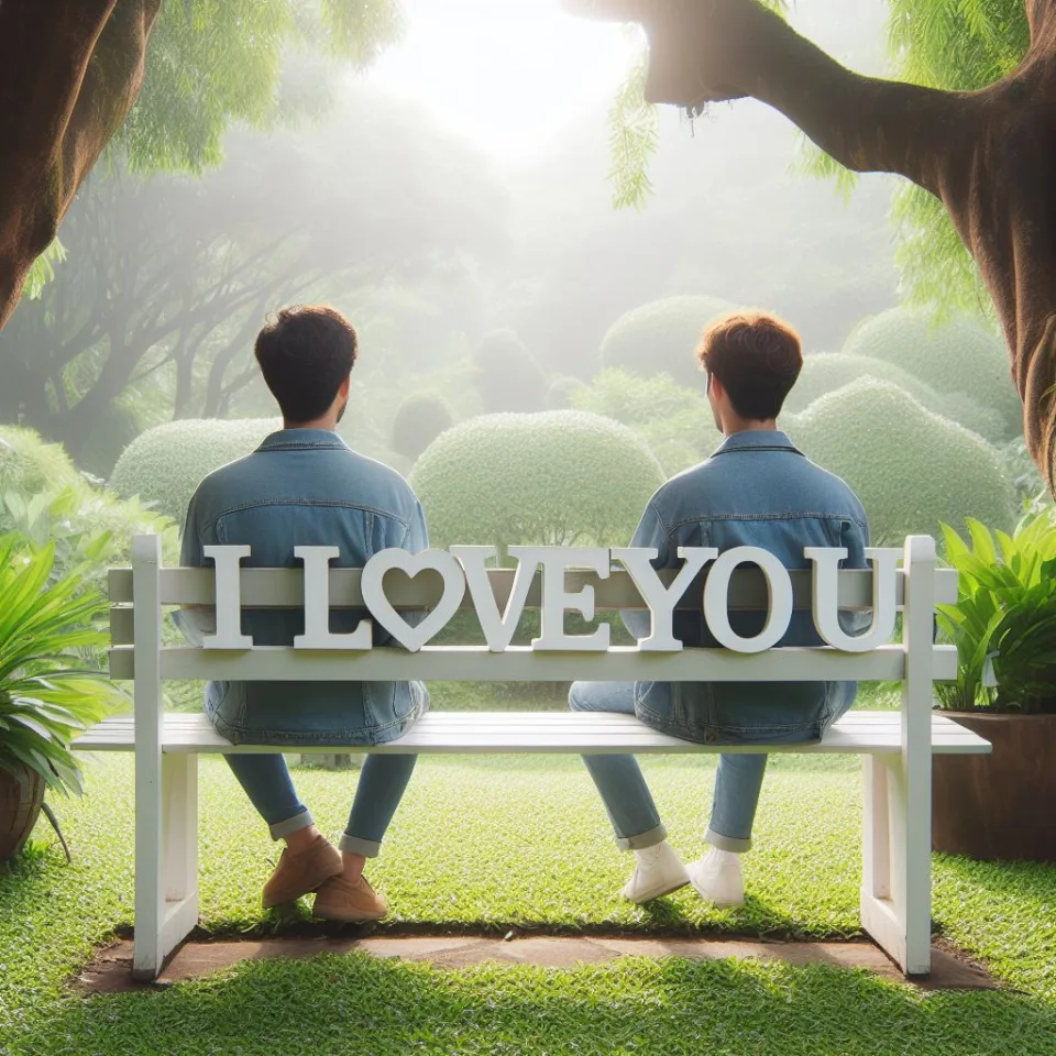 i love you images with beautiful background couple love lovly couple garden ()