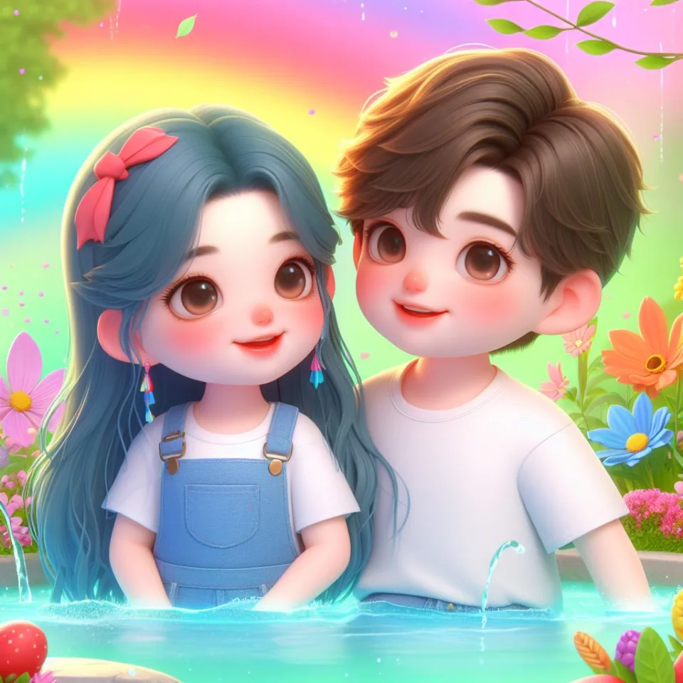 couple image happy holi images garden gradient